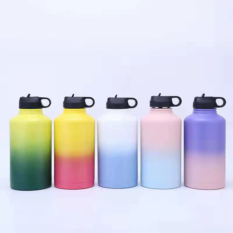 Портативный термос из нержавеющей стали, внешнее стекло, емкость 64 oz, нержавеющая сталь AISI 304