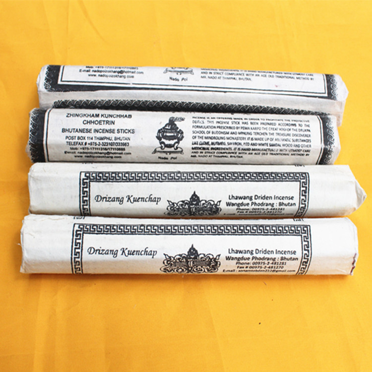 不丹藏香慈爱nado香喇旺手工藏香棉纸简装约30支|ms