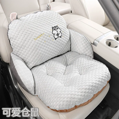 Cartoon Animal Semi-Enclosed Cushion Wool pad - bingdoudou-cute-hamster