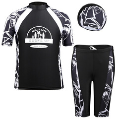 2024 new style children's swimsuit split sunscreen quick-drying swimming suit for older children 18 years old and teenagers swimsuit