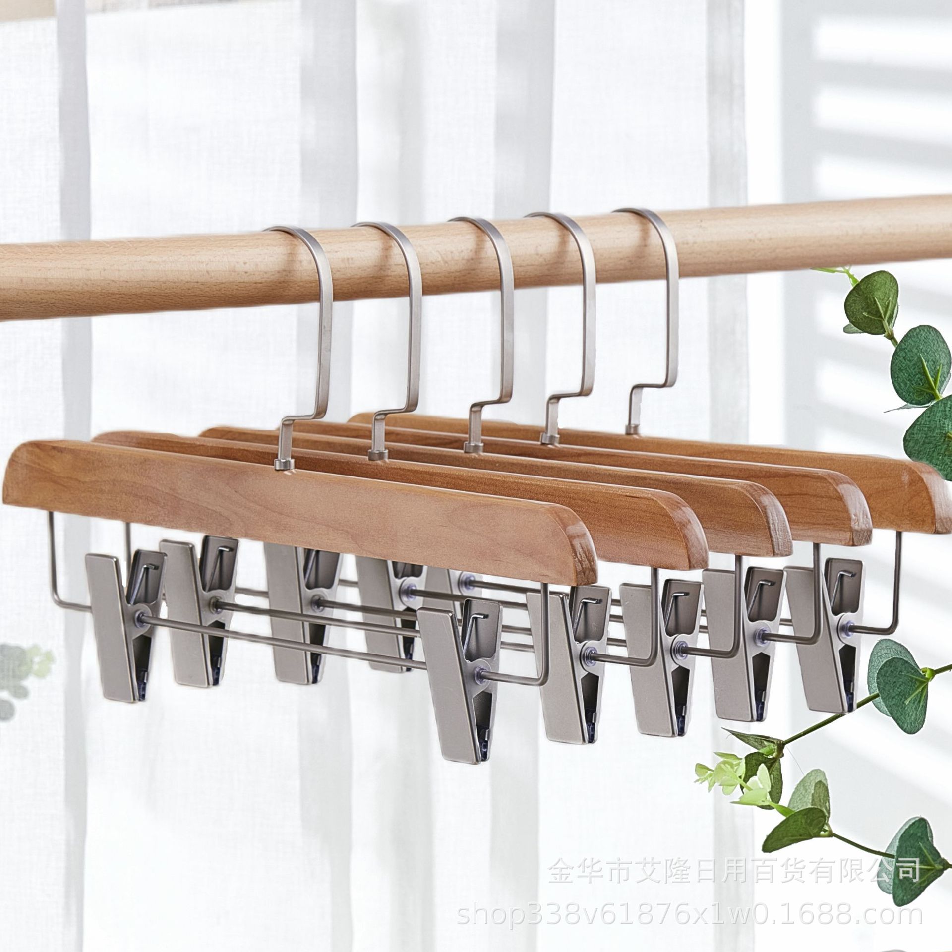 Percha de ropa de madera maciza sin costura de hombro ancho percha de ropa de madera tienda de ropa percha de ropa para adultos percha de ropa