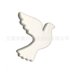 EPS foam dove peace flat pigeon 18cm foam bird decoration Christmas accessories graffiti DIY