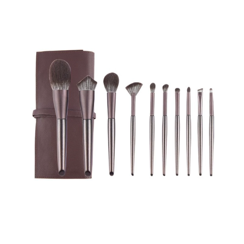 Contour Makeup Brush (Hanami) Multi-Size Sets — 10/14/16 pcs, roll case or pouch options