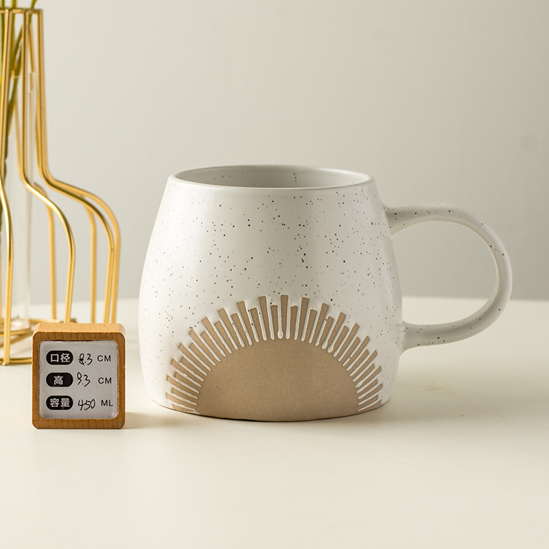 Defectos ligeros inswind taza de cerámica taza de desayuno taza de cerámica simple taza de café taza de agua taza de estudiantes