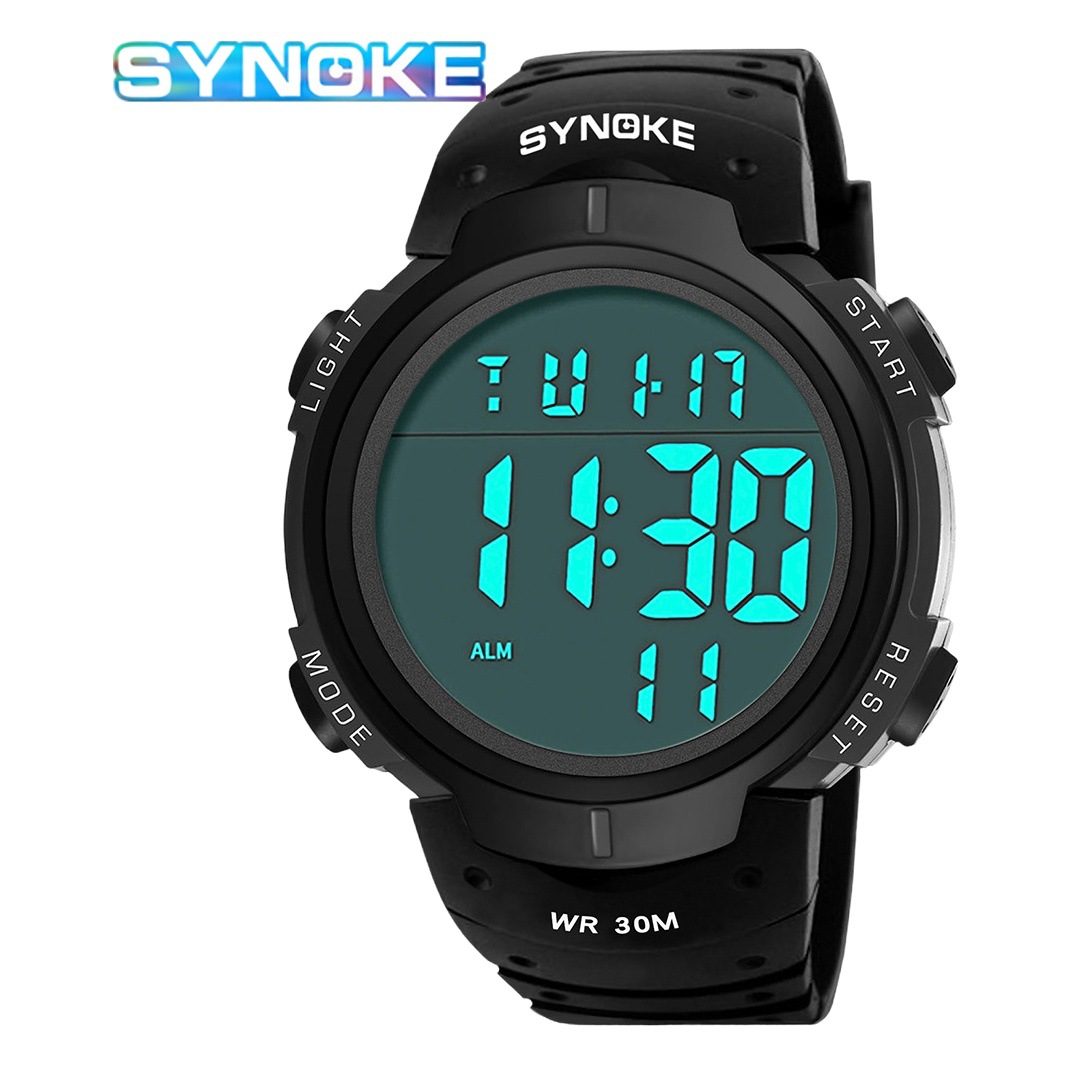 Reloj electrónico deportivo para hombres multifuncional impermeable de pantalla grande reloj militar Sudeste de Asia ventas directas de fábrica transfronterizas