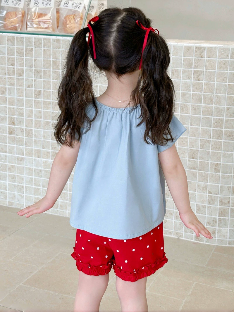 Cute set, children's summer clothing, children's clothing, with short sleeve, with little bears