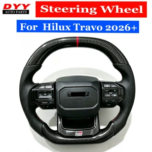 Suitable for Hilux Travo carbon fiber steering wheel, Hilux Travo upgraded steering wheel, Revo old to new conversion