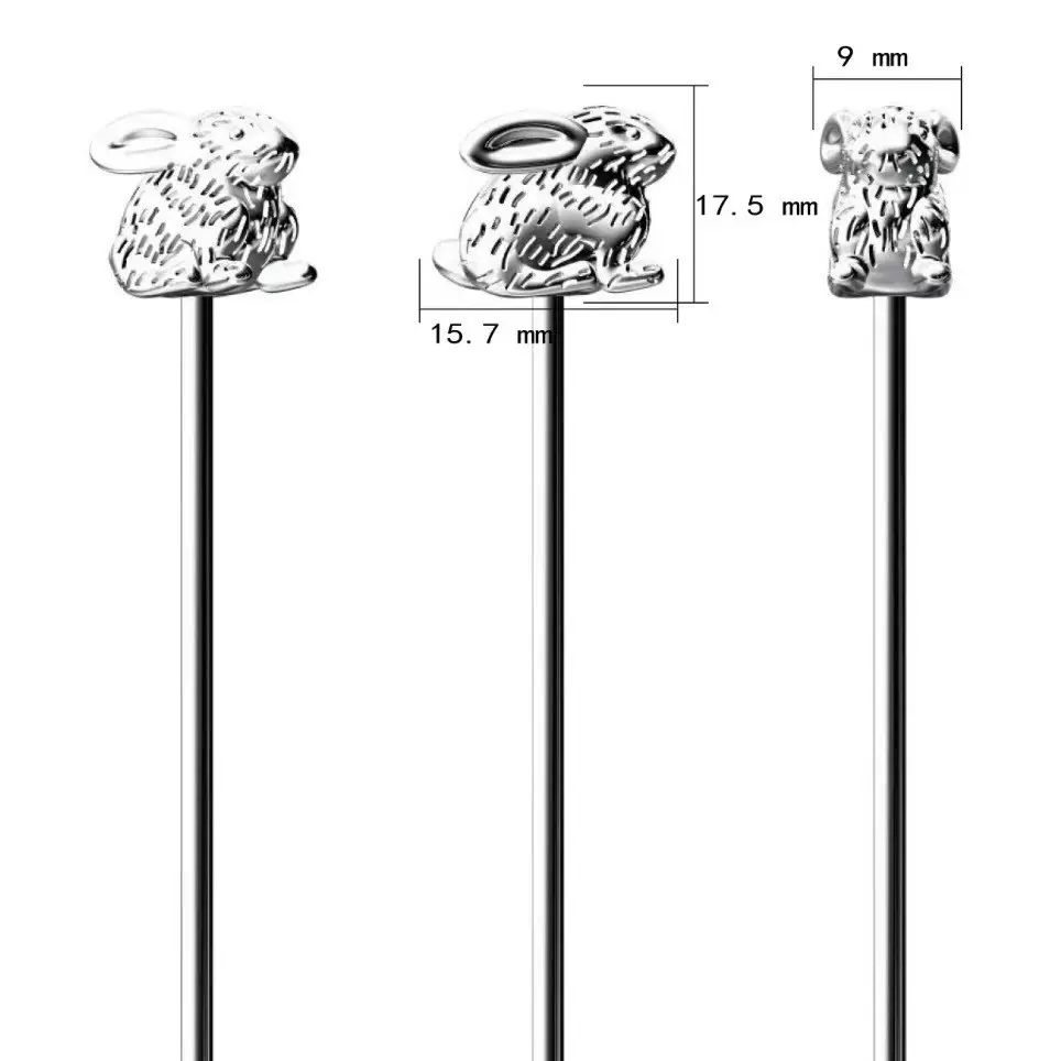 金属水果签DIY头部定制设计 酒签 Cocktail Picks