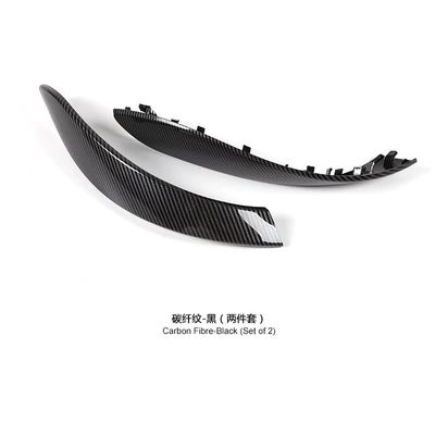 Suitable for 12-19 Bmw 3 Series Armrest, handle, handle - carbon-fiber-patternblack-set-of-2