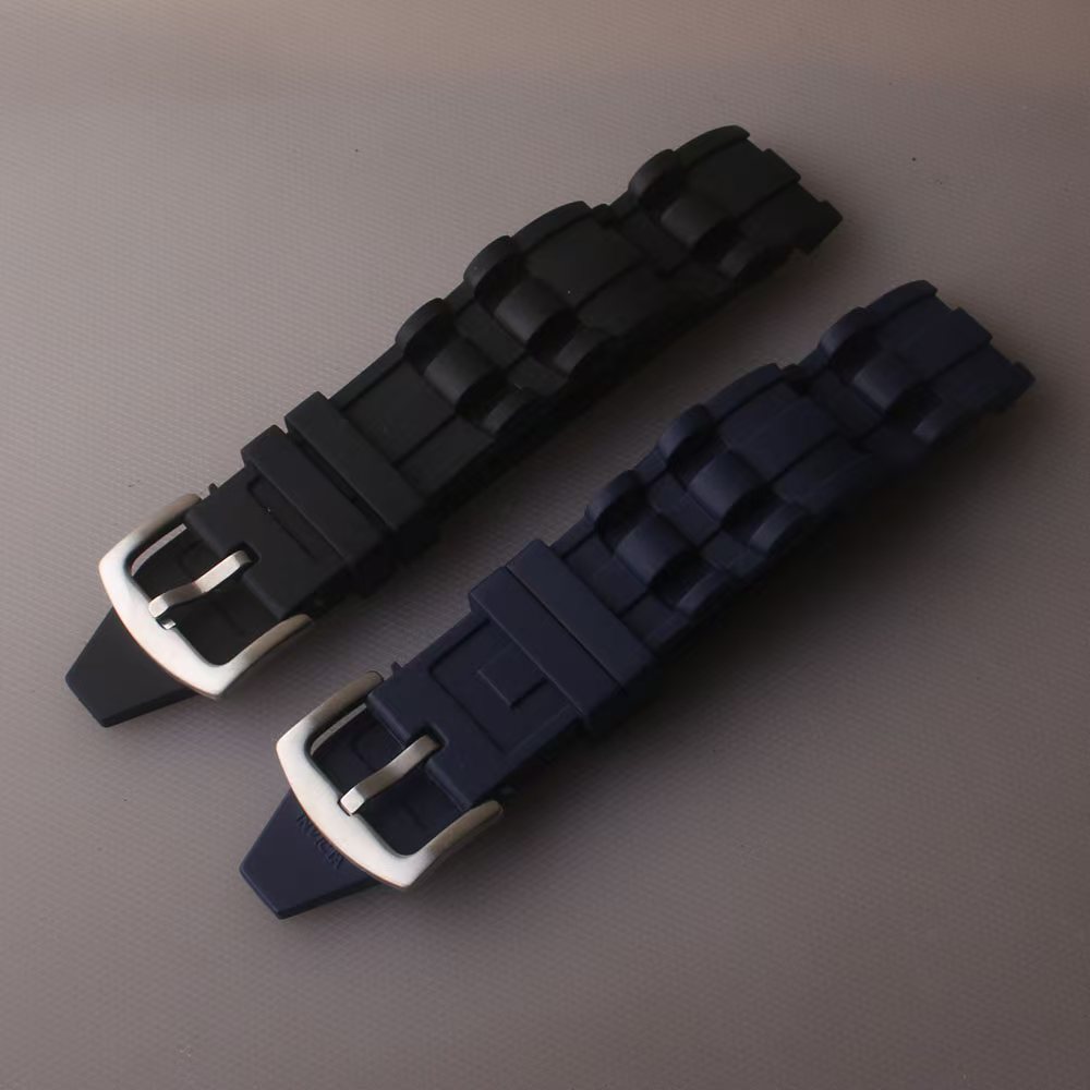 Aplicable invicta Inglaterra Forta correa de reloj deportivo negro 26mm silicona goma correa accesorios hombres