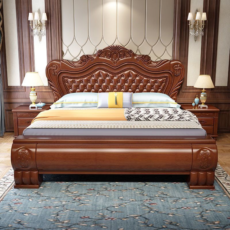 Cama individual de madera maciza europea (distribución e instalación)