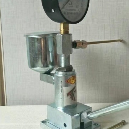 Injector hand pressure tester, automobile and tractor diesel engine injector calibrator, experimental atomization bench tester