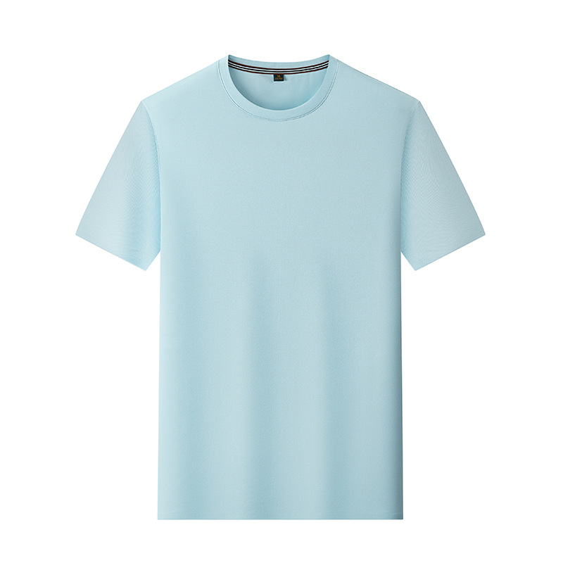 7A antibacteriano frío anti-arrugas Sorna ropa de trabajo de cuello redondo equipo de publicidad camiseta cultural camiseta de manga corta logo personalizado