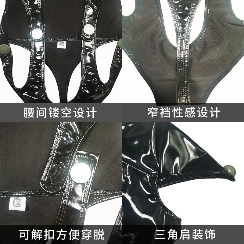 Charming D01 新しいコスプレブラックウィドウツーピースボディスーツフルカバースーツラテックスアンモニア|undefined