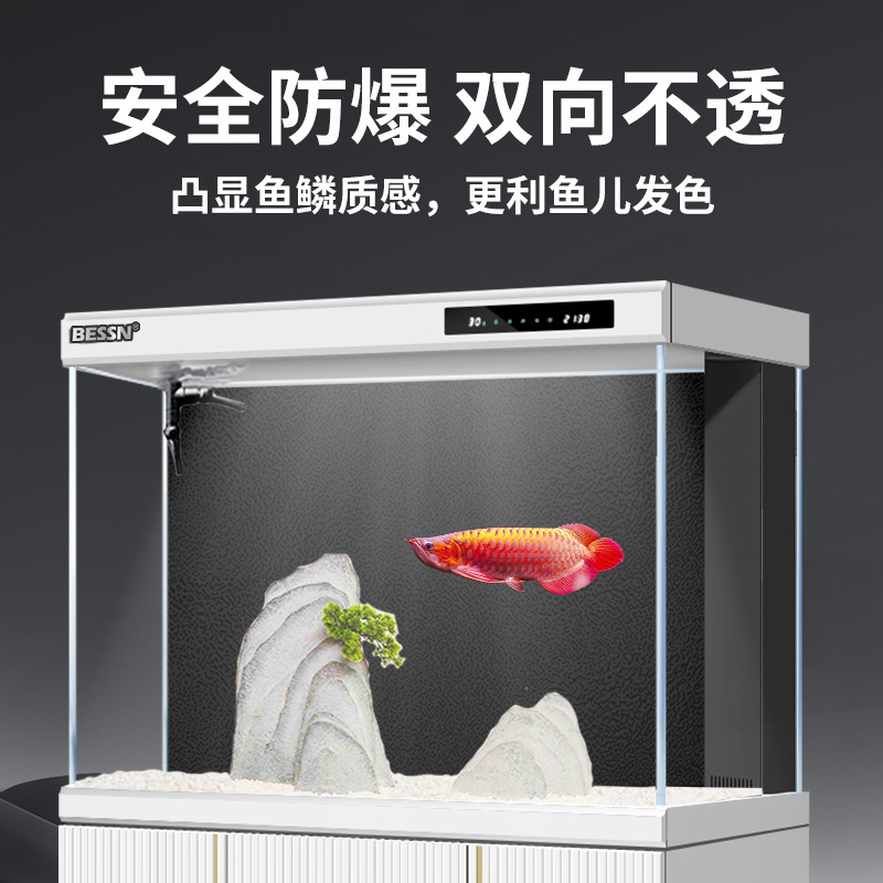 金魚鉢の背景のステッカーの底の静電気の渓流のかめの専用の純粋な黒色の背景の壁紙のガラスの装飾の膜の壁紙|undefined