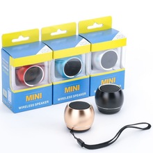 BT无线金属5.0蓝牙音箱迷你小音箱低音炮创意户外便携带挂绳音响