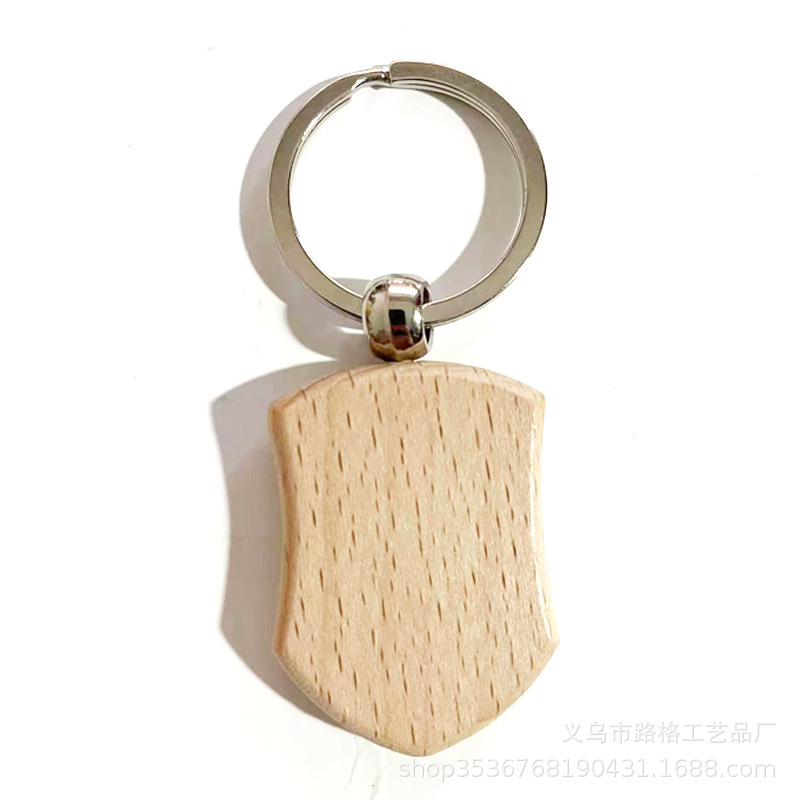 Llavero de madera con grabado láser, colgante redondo de madera de haya respetuoso con el medio ambiente, pequeño regalo conmemorativo de graduación