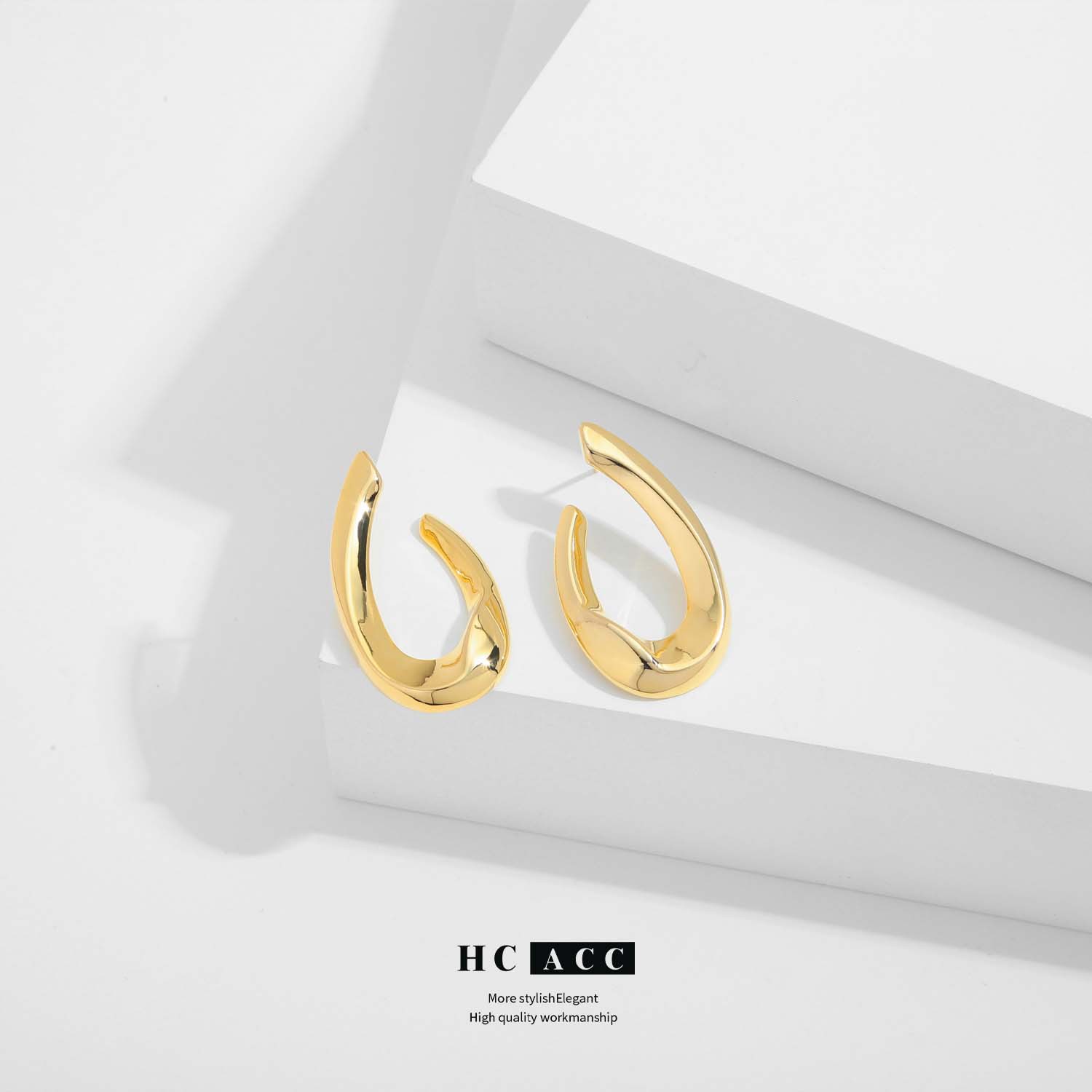 amazon-hot-selling-fashion-niche-ins-european-and-american-copper-plated-gold-earrings-irregular-simple-atmospheric-earrings