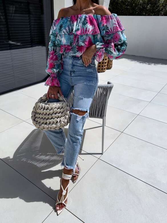 210g Weight Long Sleeve Sleeve Length Regular Sleeve Sleeve Type Polyester Fabric Type Regular Top Length Blouse Tops Type Holiday, Beach Occasion Boat Neck Neckline Regular Fit Fit Type Printing Pattern Summer Season Women's Gender Vacation Style Wholesale Women's Vacation Printing Long Sleeve Blouses 23