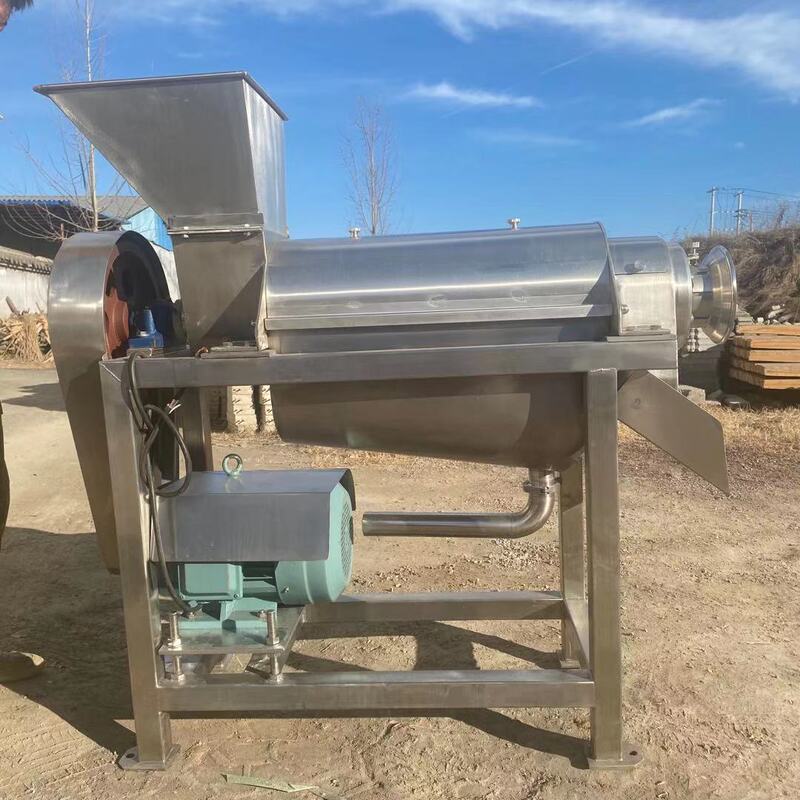 Fruit Wine Processing Press Machine Stainless Steel Industrial Hawthorn Seed Removal and Mashing Machine Squeeze Juice Machine