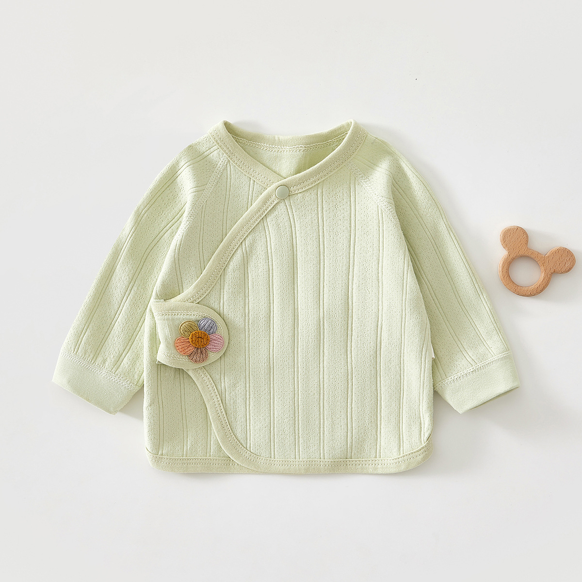 Newborn Half-back Clothes 0-3 Monks Baby Monk Clothes Pure Cotton Spring and Autumn 52 Top Newborn Baby Clothes Autumn and Winter