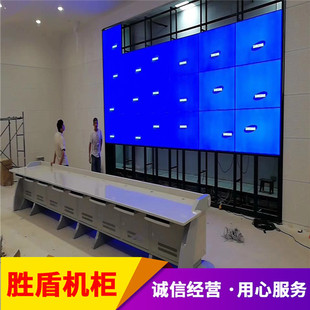 銷售監控電視牆機櫃 視頻監控液晶電視拼接牆集成機櫃免費設計