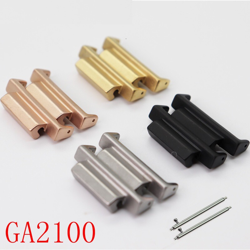Farm Oak GA2100 second generation stainless steel rubber strap connector adapter stainless steel modified case strap
