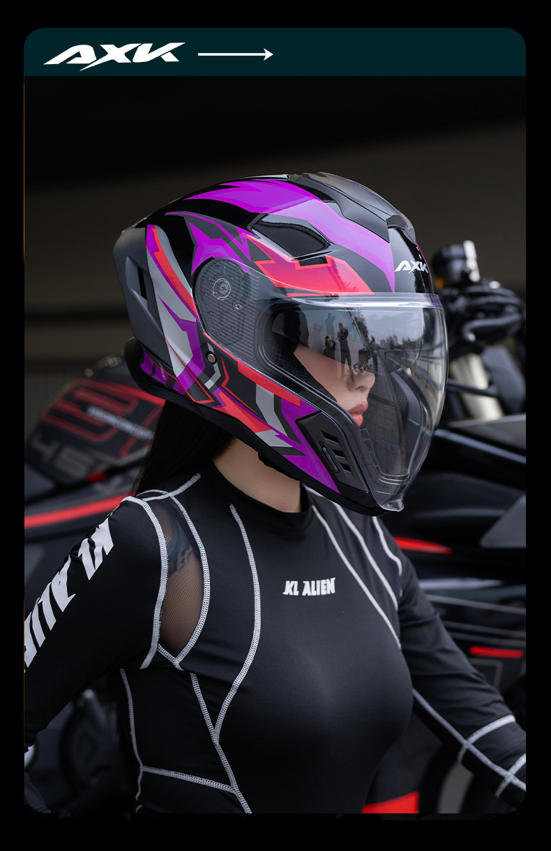 Foreign Trade Motorcycle Full-Face Helmet for Men and Women, Suitable for All Seasons, Motorcycle Riding, Electric Vehicle, Winter Warm Safety Helmet