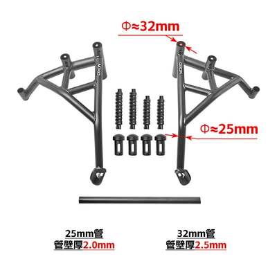 Motorcycle bumper Anti-Fall and Anti-Collision Spring Head