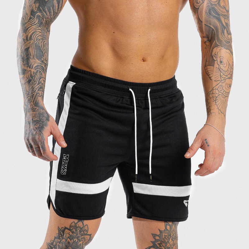 Cross-Border Men's Fitness Sports Shorts, Men's Running Quick-Dry Sports Pants, Summer Thin Training Shorts, Loose Fit
