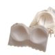 Maple Shin with French Lace Beautiful Back Thin Belt Fixed Cup Adjustable Pure Want Gathering Small Sling Wrapping Breast Tube