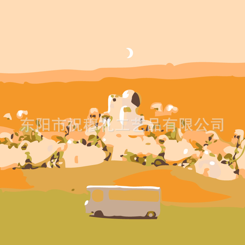 DIY digital pintura al óleo tulipán hecho a mano paisaje color pintura estudiante niños educativos color pintura relleno pintura al por mayor