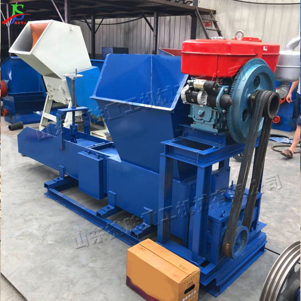 máquina de prensado en frío de espuma desechada máquina de prensado en frío de espuma triturada de doble eje máquina integrada de prensado en frío de cajas de comedor de espuma