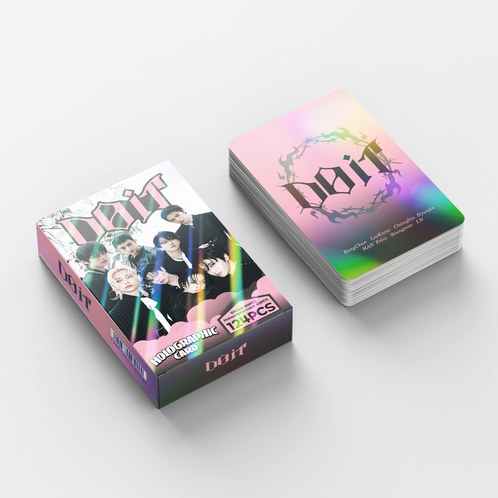 92–124 Stück SKZ IT TAPE: DO IT Neues Album-Fotokarten-Set – koreanische Idol-LOMO-Karten zum Sammeln mit Bonus-Aufklebern – Detail 2