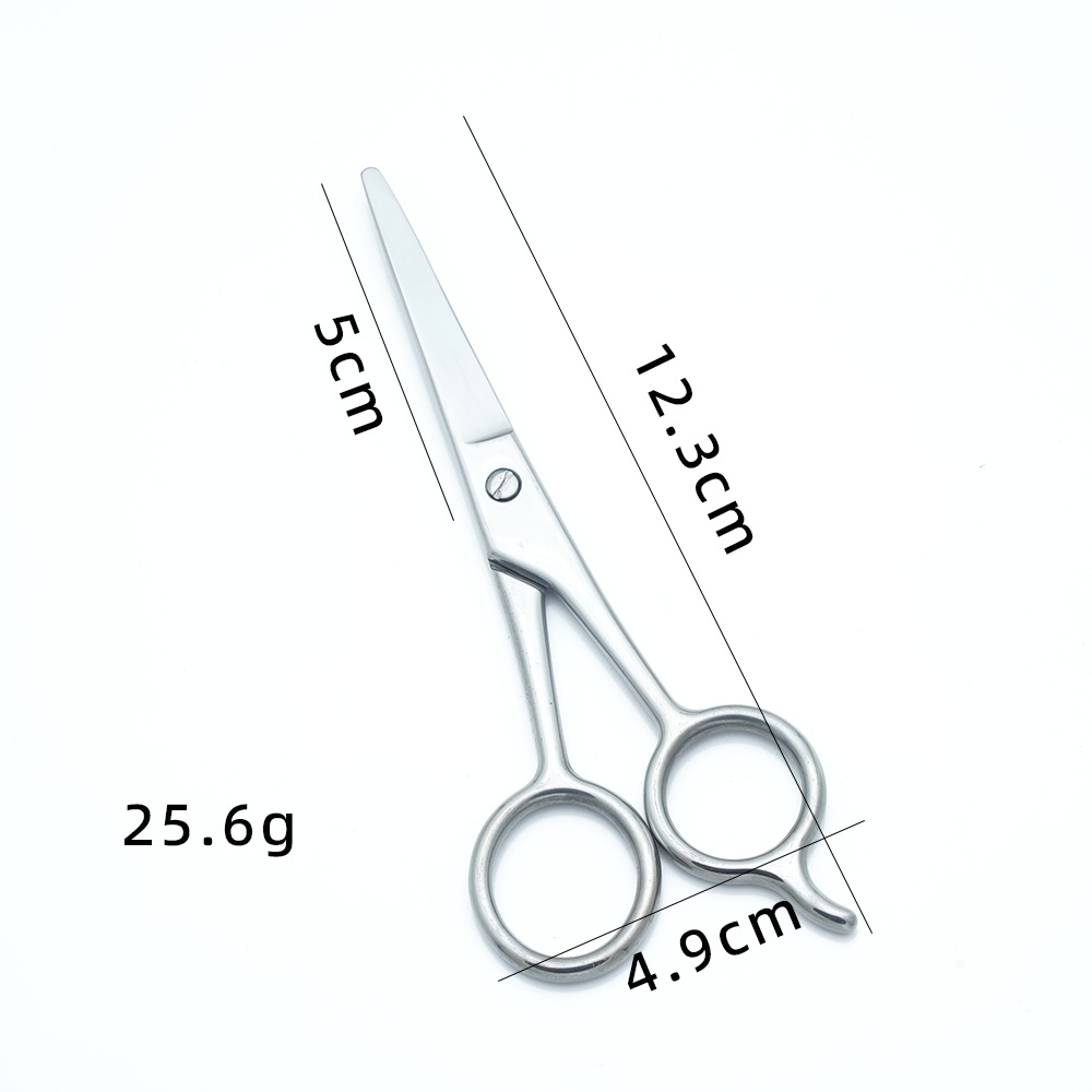 Spot al por mayor recortador de barba de acero inoxidable tijeras de barba para hombres tijeras de cejas de maquillaje tijeras de peluquería tijeras de belleza tijeras pequeñas