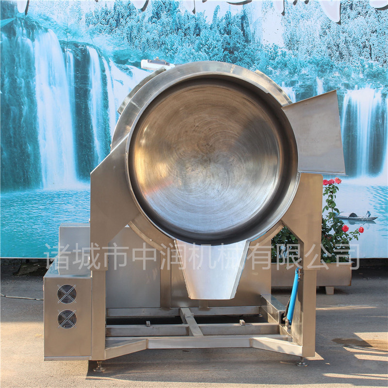 螺蛳粉调料包炒制机器设备 螺蛳粉底料搅拌炒锅 调味酱料包搅拌锅