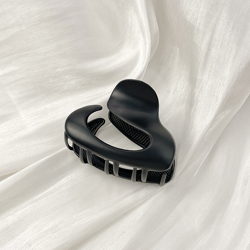 Pinza para el cabello en la parte posterior de la cabeza negra Clip de tiburón grande para mujer 2025 nuevo clip de agarre de sensación de alta calidad para el cabello, accesorio para el cabello, clip para la cabeza