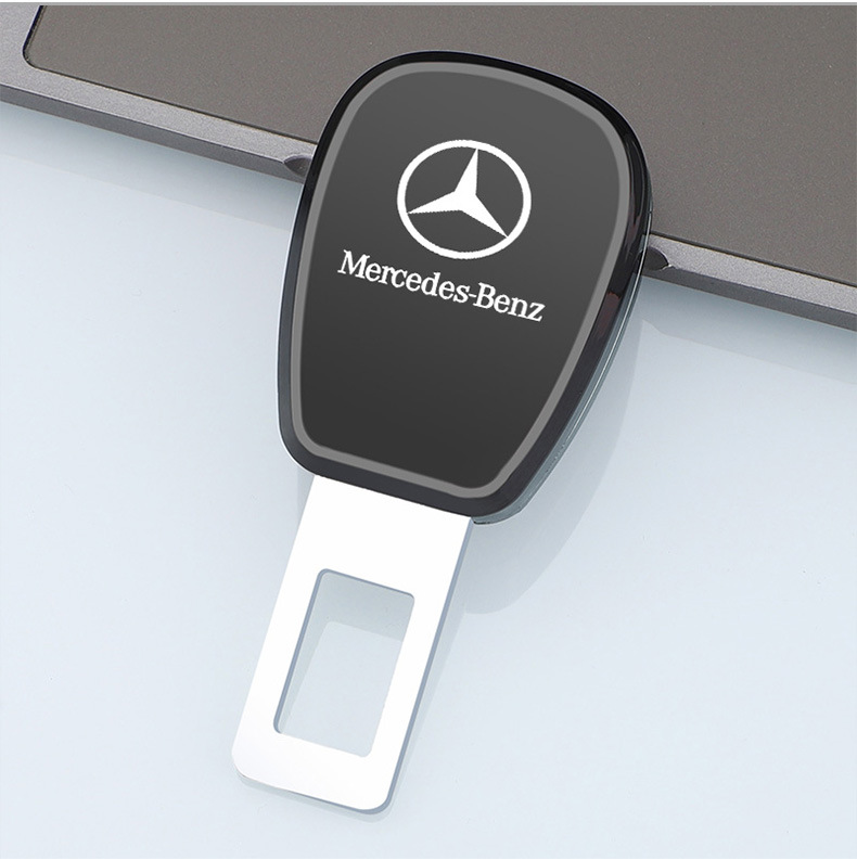 New Customizable Logo Car Seat Belt Lock Buckle Insert Buckle Car Interior Decoration Supplies Seat Belt Extender Belt