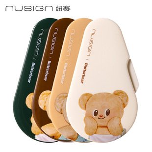 [Single Card 12m] Deli NS162-B Butter Bear Press Correction Tape Press Correction Tape Replaceable Core