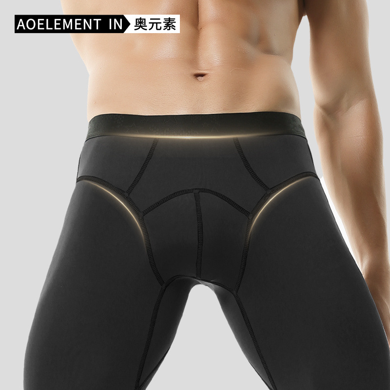 Pantalones largos de los hombres polainas Otoño e Invierno Delgado apretado más pantalones de terciopelo más tamaño pantalones calientes para niños