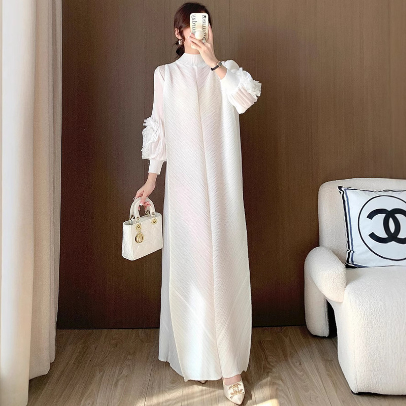 European and American Foreign Trade Long Dress Women's High-end Loose Dress Dress Southern Oil High-end Women's Dress Long Dress