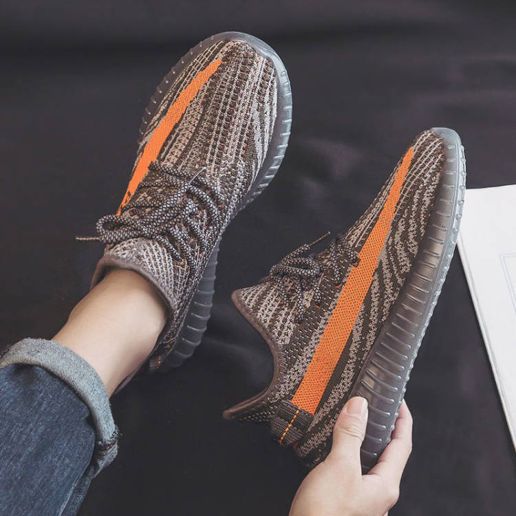 Summer Breathable 2024 New Large Size Men's Shoes Feiwei Sports Casual Mesh Shoes Mesh Running Men's Coconut Trendy Shoes