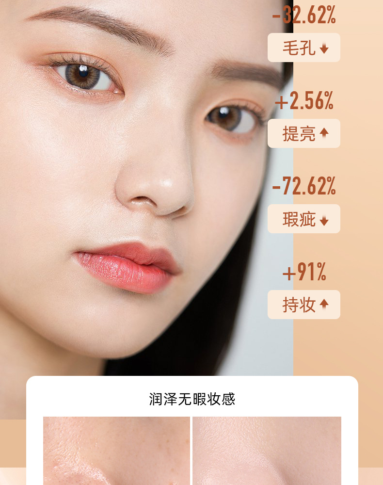 Monrisa Luxury Long-lasting Foundation does not smug, conceals blemishes, hydrates and brightens, and provides a long-lasting, smooth bb cream for summer undefined