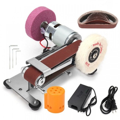 Brothers small-scale Grinder Mini Belt machine miniature Grinding machine Desktop household