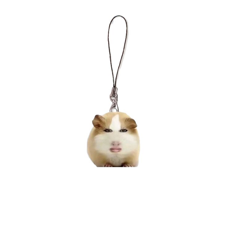 人脸荷兰猪亚克力手机链挂件周边搞怪猪妞可爱超萌背包挂饰|undefined
