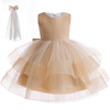 Children's small princess costume, colored soft cloth, dress, tutu skirt, for catwalk