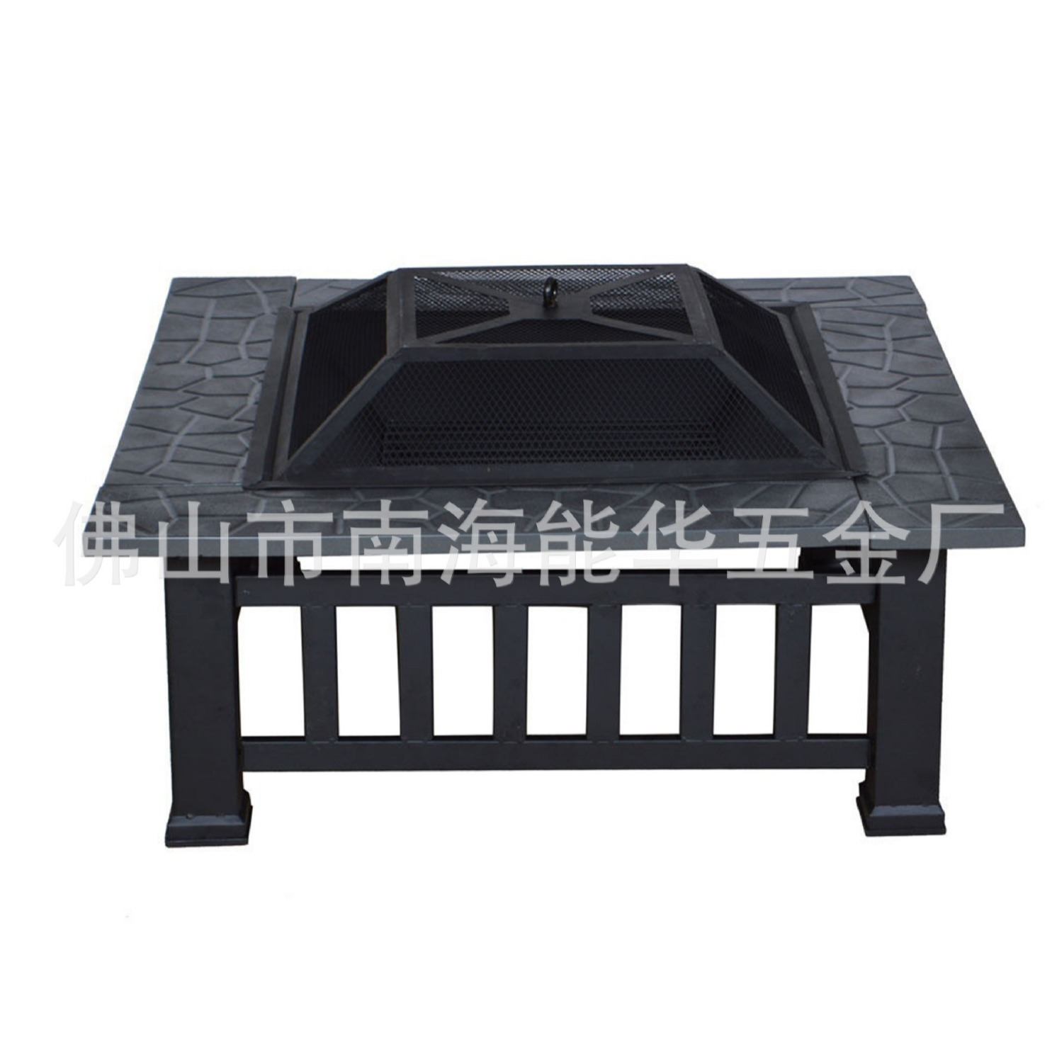 Directo de fábrica al aire libre cuadrado estufa de barbacoa brasero de carbón barbacoa hogar Parrilla de barbacoa interior al por mayor