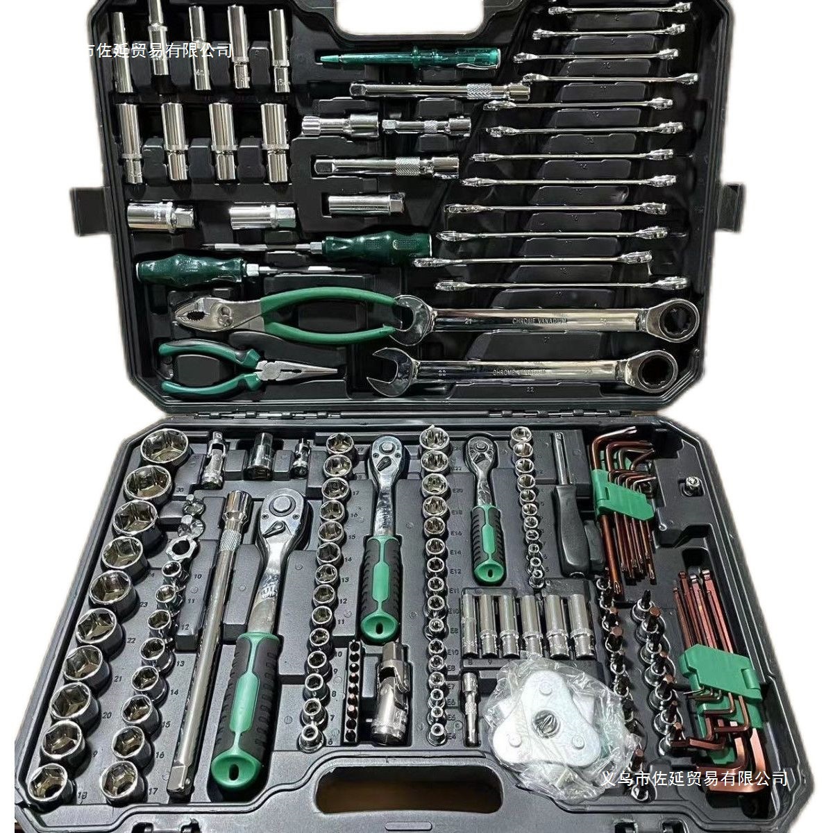 汽修121工具件套套装套筒组套扳手棘轮汽车维修组合修车多功能