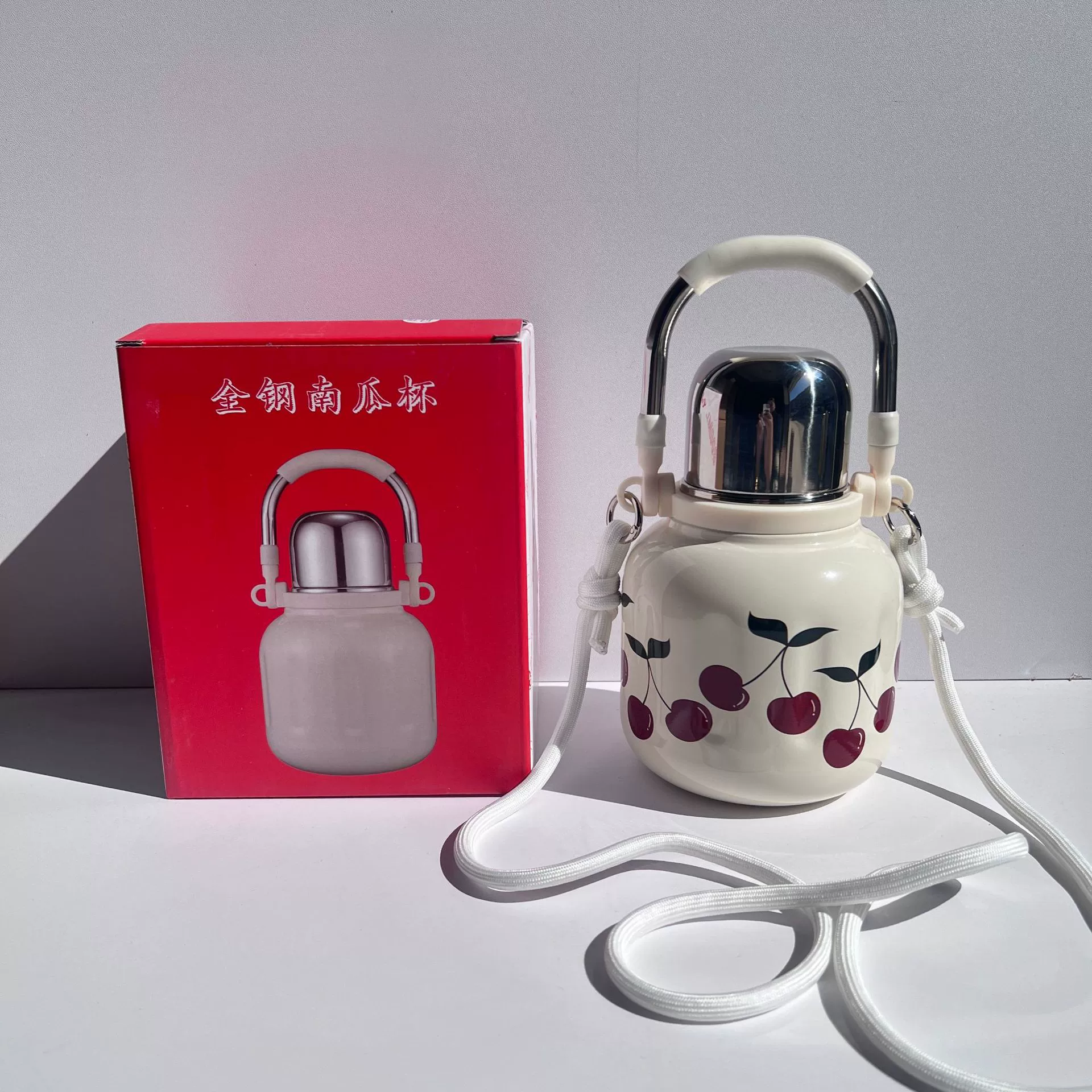 Children's high quality handheld capacious glass stainless steel