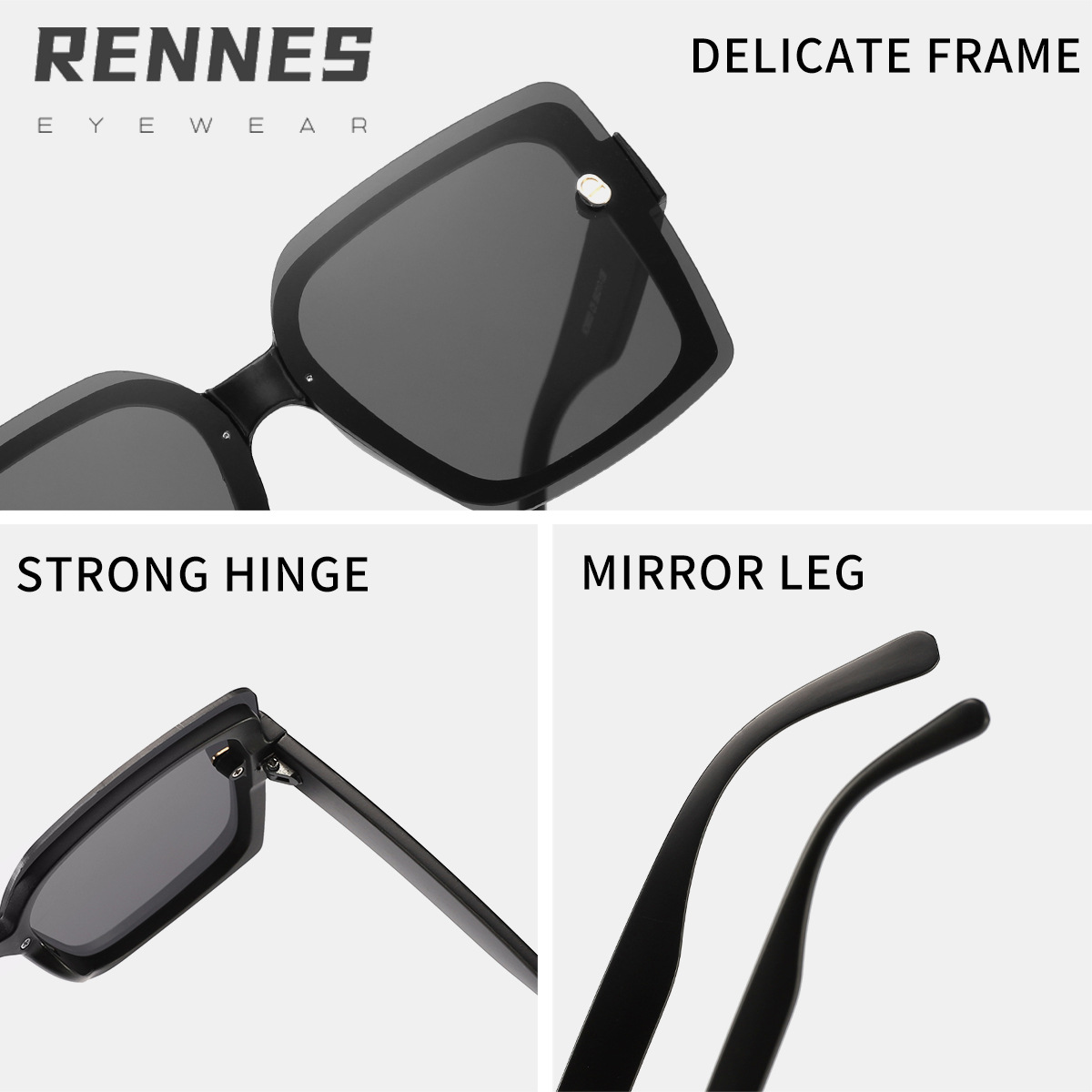 Gafas de sol atmosféricas y cómodas, viajes de moda, productos elegantes, gafas de sol nobles magníficas, conductor deportivo, ultravioleta 7702